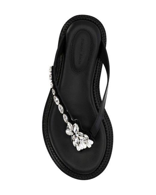 Simone Rocha Multicolor Embellished Thong Sandals