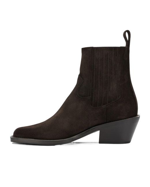 Henderson Black Pointed-Toe Ankle Boots