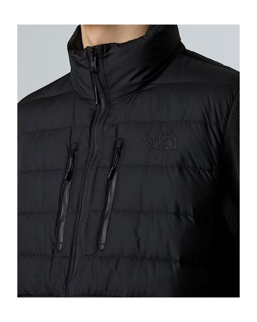 The North Face Black Rmst Denali Tek Hybrid Jacket for men