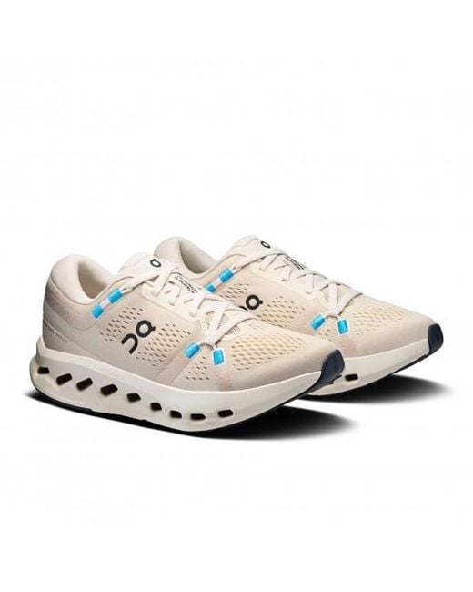 On Shoes White Cloudsurfer 2 Perforated Sneakers