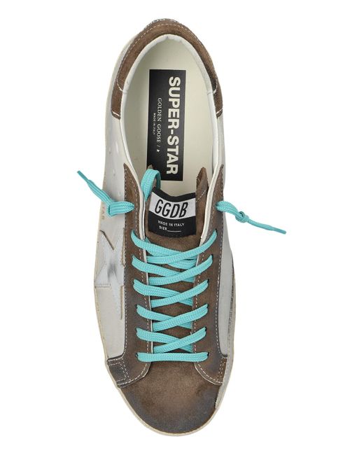 Golden Goose Deluxe Brand Multicolor Super Star Lace-Up Sneakers for men