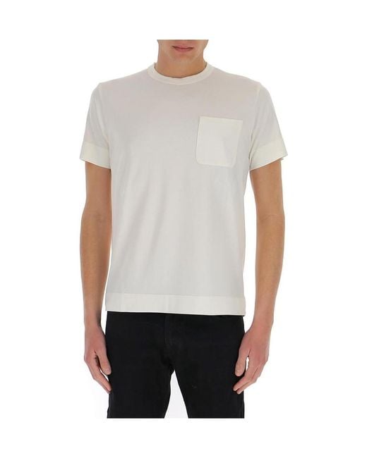 Original Vintage Style Gray Chest Pocket T-Shirt for men