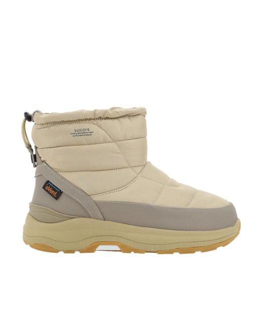 Suicoke Natural Bower Padded Round Toe Snow Boots for men