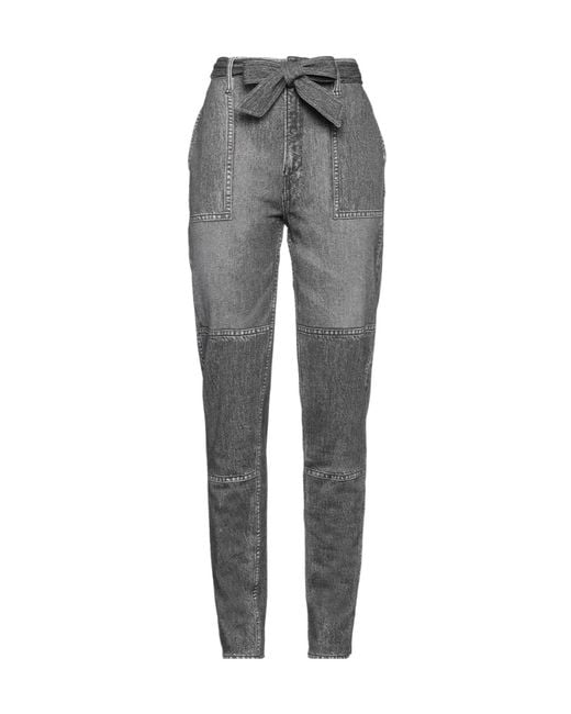 Rag & Bone Gray Minimalist Solid Color Denim Look Casual Pants