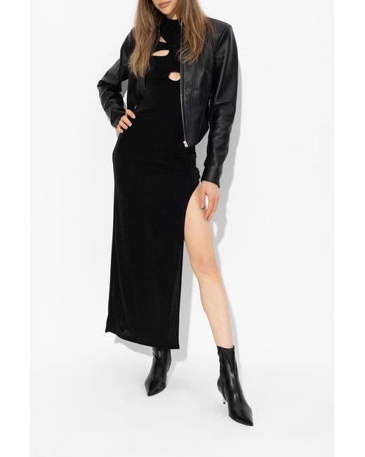 Proenza Schouler Black Spike Pointed-Toe Ankle Boots
