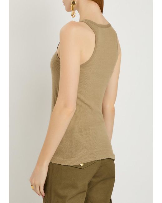 Isabel Marant Natural Silky Top
