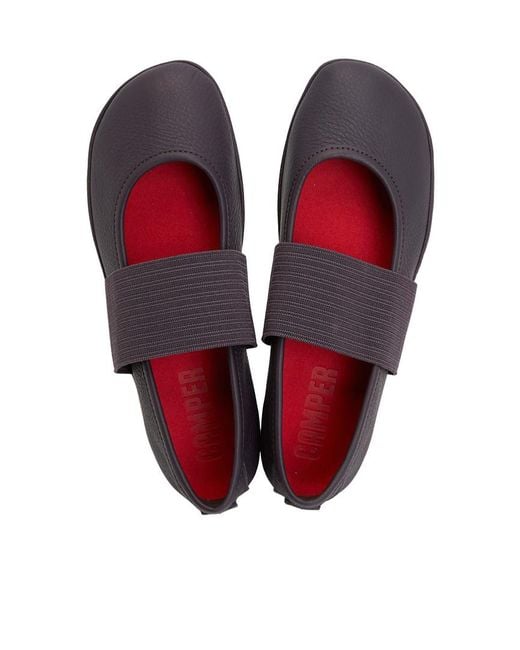 Camper Brown Right Nina Ballerina Shoes