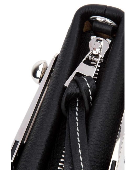 Loewe Black Missy Clutch
