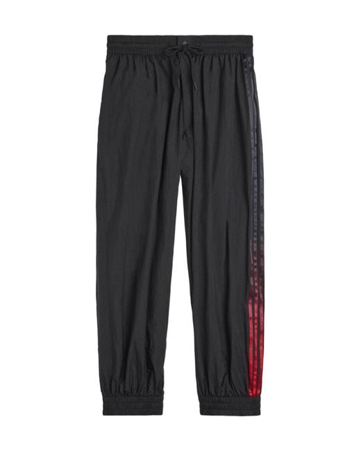 Y-3 Gray Solid Color Casual Trousers for men