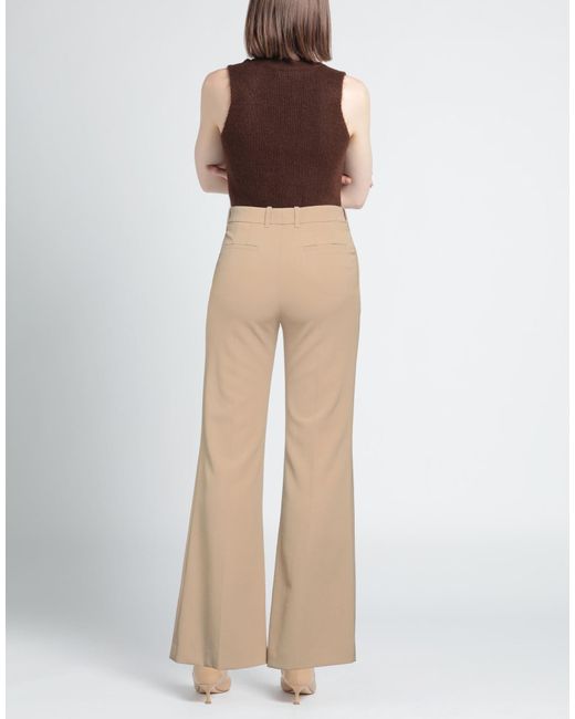 Chloé Natural Straight-Leg Casual Suit Pants