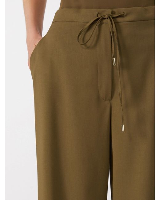 Max Mara Green Studio Mstcorone Drawstring Trousers