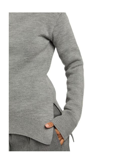 Totême Gray Wool Pullover