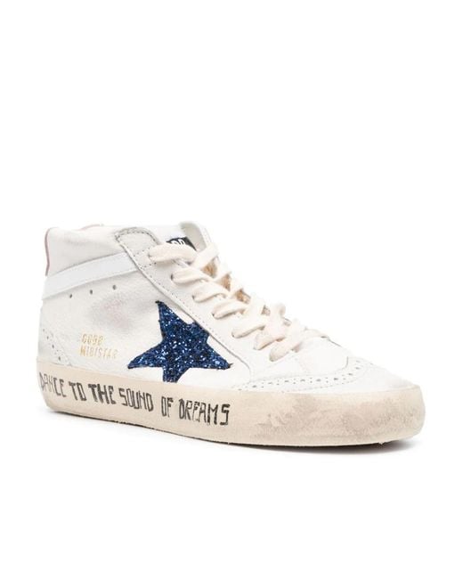 Golden Goose Deluxe Brand Multicolor Mid Star Sequin-Embellished Sneakers