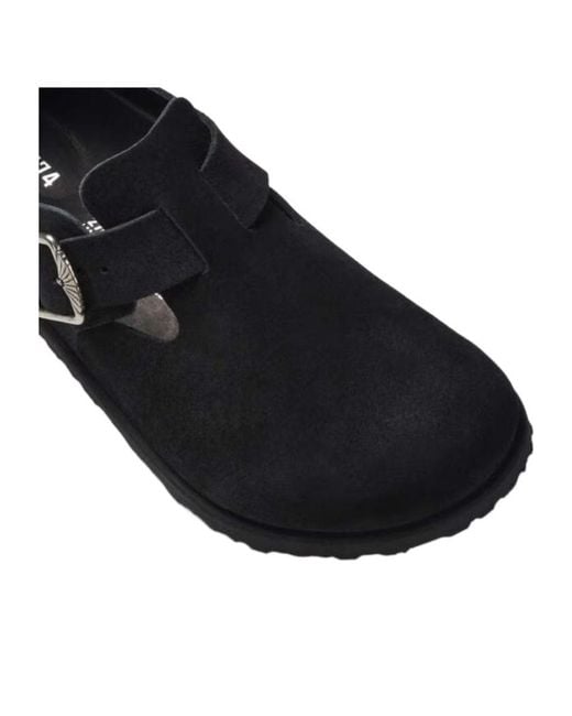 Birkenstock Black London Round-Toe Loafers for men