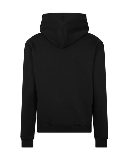 AMI Black Logo Hoodie for men