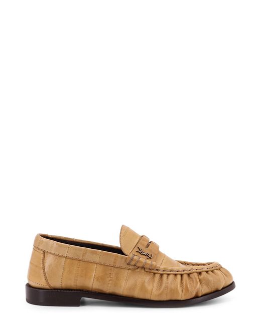 Saint Laurent Brown Le Loafer Slip-On Loafers