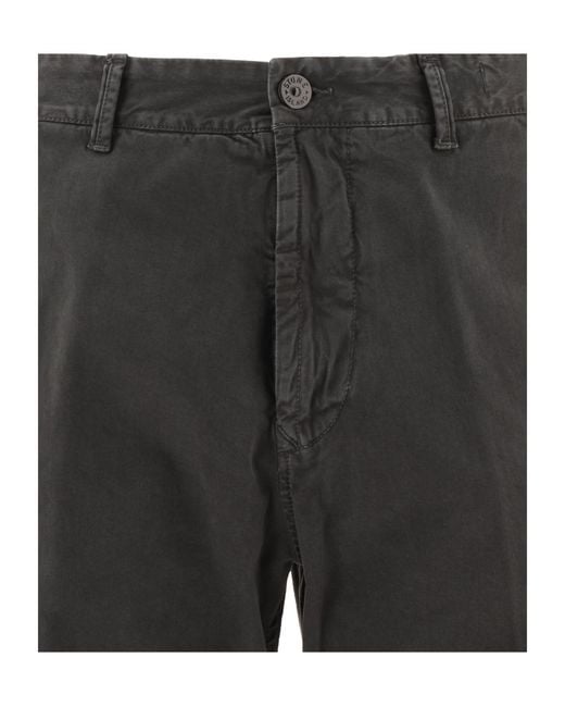 Stone Island Gray Compass-Badge Cargo Trousers for men