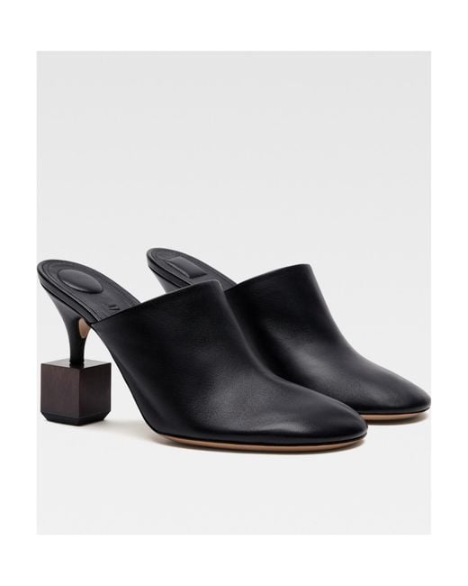 Jacquemus Black The Bisou Slip-On Mules