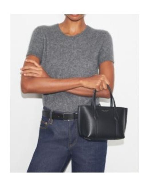 Tory Burch Black Mini Perry Tote Bag