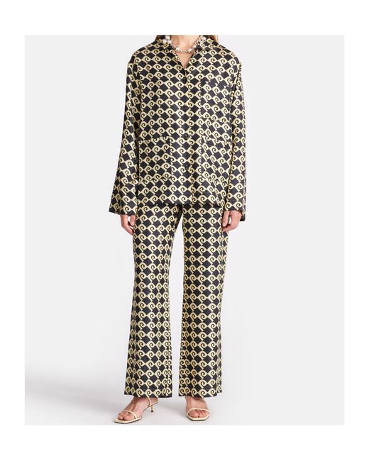 Nanushka Green Geometric Shirt
