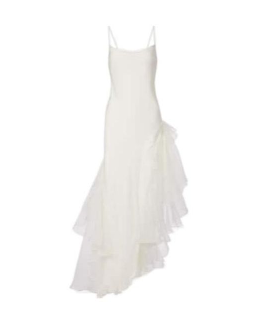 Sir White Ruffled Dress
