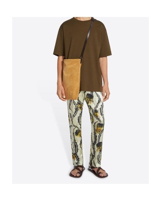 Dries Van Noten Multicolor Floral-Print Straight-Leg Trousers for men