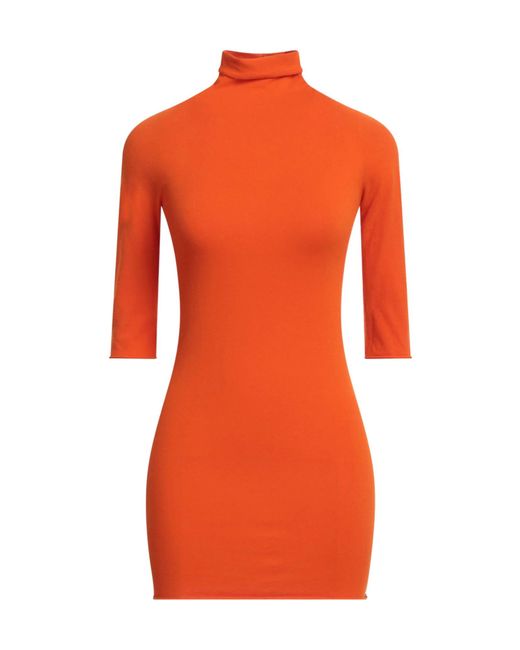 Sportmax Orange Turtleneck Sweater