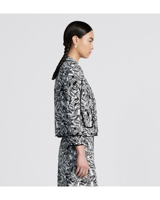 Dior Gray Cropped Jacket