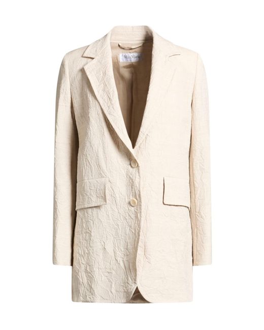 Max Mara Natural Wool Suit Jacket