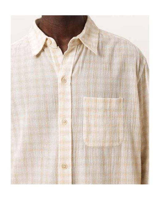 AllSaints Natural Toya Patterned Shirt for men