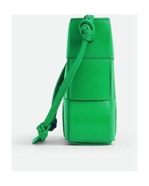 Bottega Veneta Green Cassette Handbag