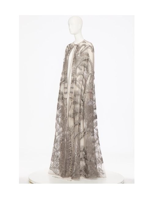 Valentino White Laced Cloak