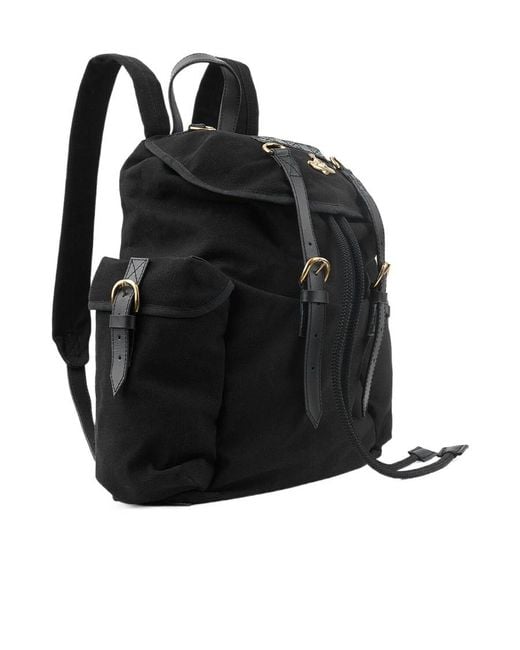 Vivienne Westwood Black Highland Top Handle Backpack for men