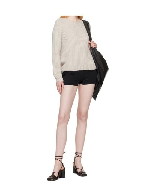 Our Legacy White Long-Sleeved Sweater