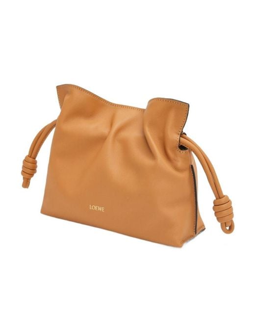 Loewe Metallic Mini Flamenco Clutch Bag
