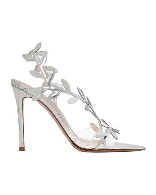 Gianvito Rossi White Flavia High-Heeled Sandals