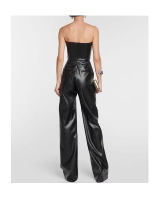 Alex Perry Black Strapless Jumpsuit