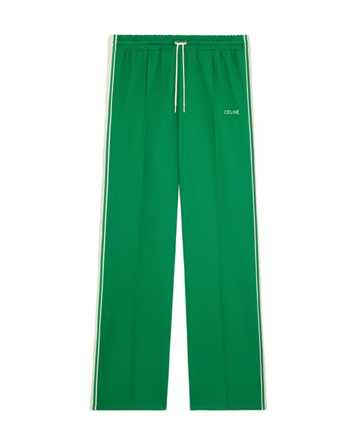 Céline Green Tracksuit Pants for men