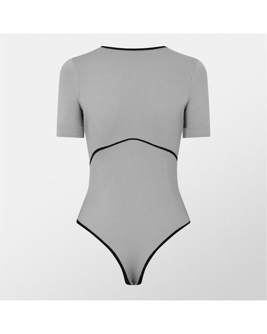 Off-White c/o Virgil Abloh Gray Seamless Bodysuit