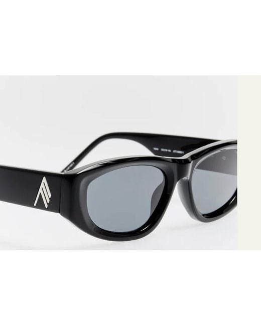 Linda Farrow White D-Frame Sunglasses