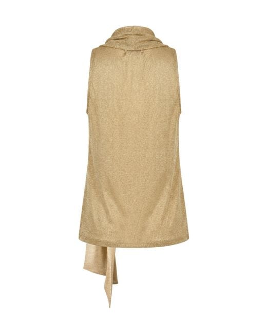 Alberta Ferretti Natural Top