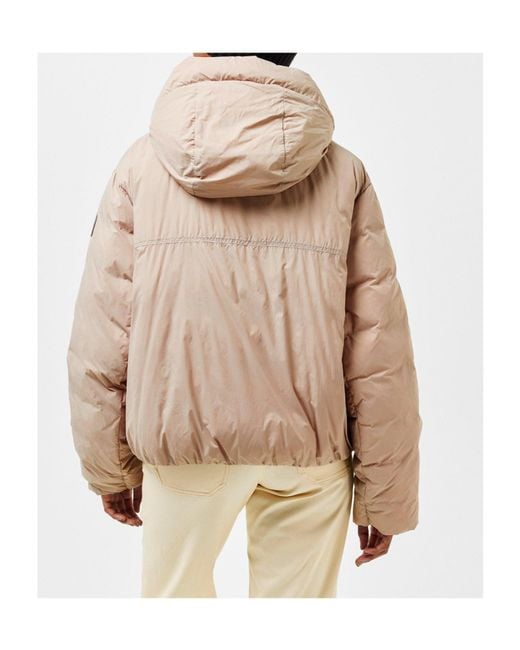 Canada Goose Natural Hooded Short Padded Jacket
