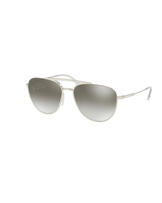 Prada White Logo Sunglasses
