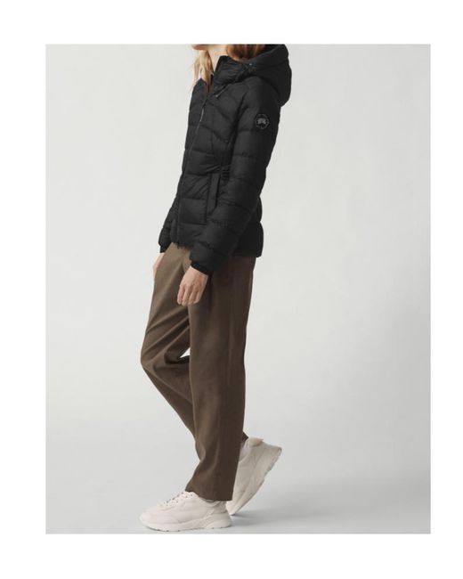 Canada Goose Black Hooded Down Jacket