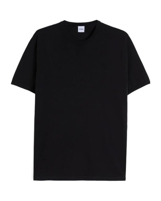 Aspesi Black Short-Sleeve T-Shirt for men