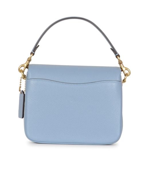 COACH Blue Flap Shoulder Bag