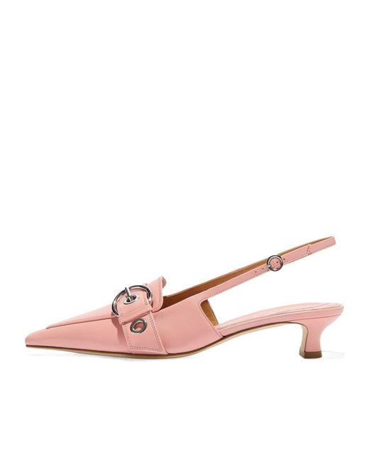 Aeyde Pink Solid Color High Heels