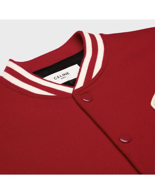 Céline Red Jackson Teddy Jacket for men