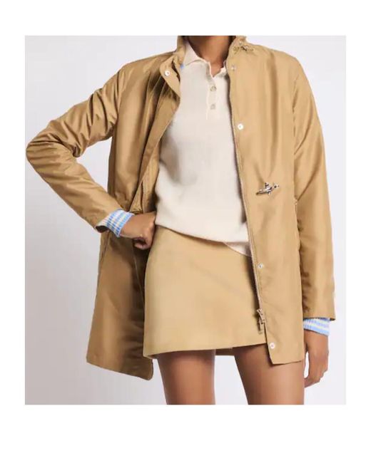 Fay Natural Hook-Fastening Waterproof Jacket