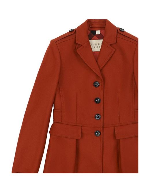 Burberry Red Long-Sleeved Windbreaker